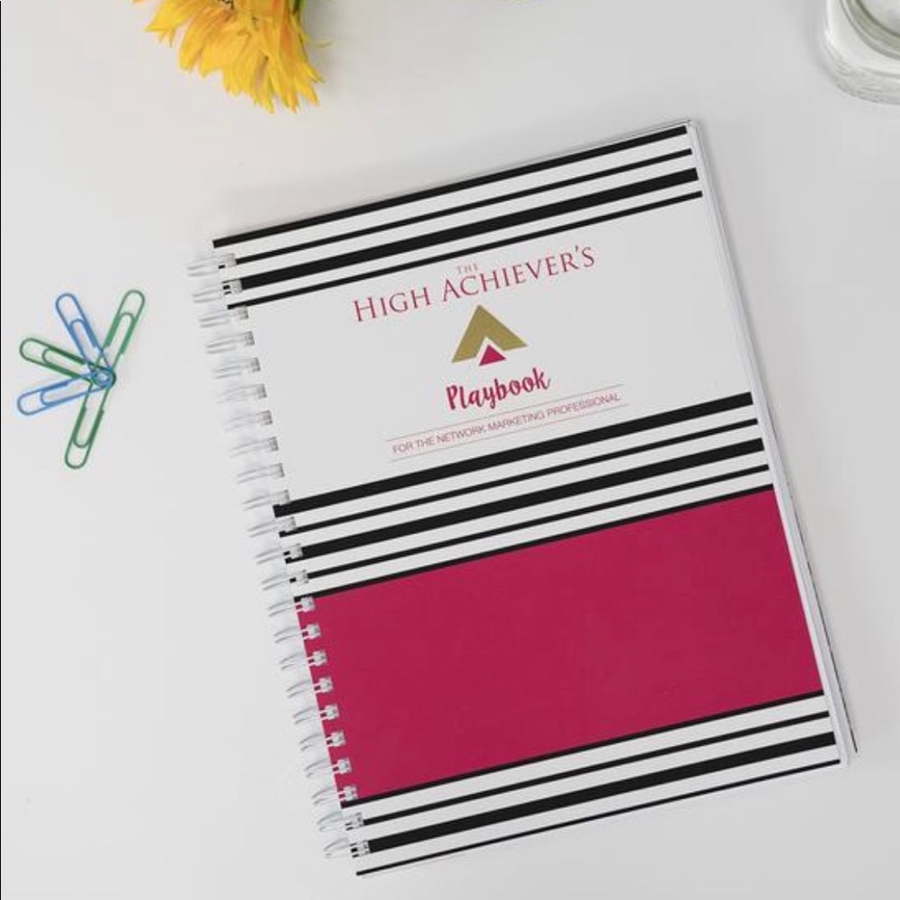 90 Day High Achievers Striped Playbook